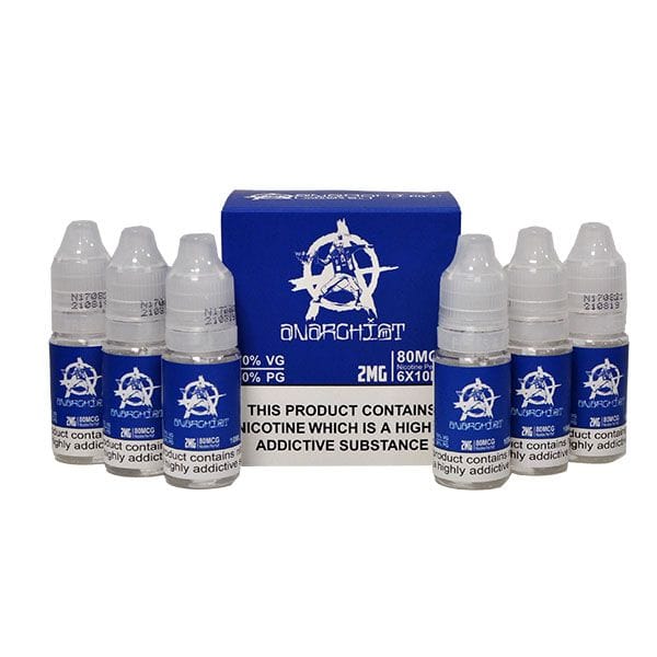 Load image into Gallery viewer, Blue E-Liquid by Anarchist - 6 x 10ml - Multipack
