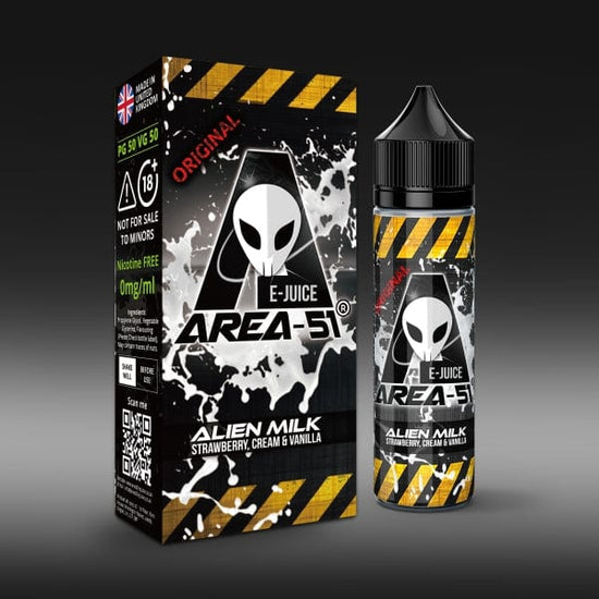 Alien Milk by Area-51 E-Juice - 50ml Short Fill E-Liquid