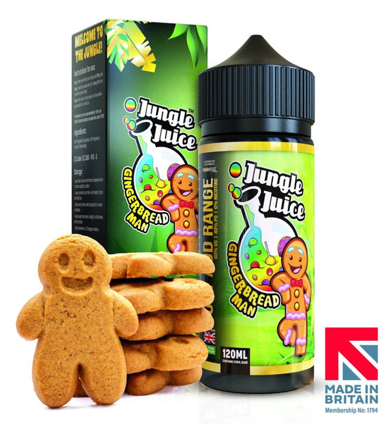 Gingerbread Man by Jungle Juice 100ml Short Fill E-Liquid