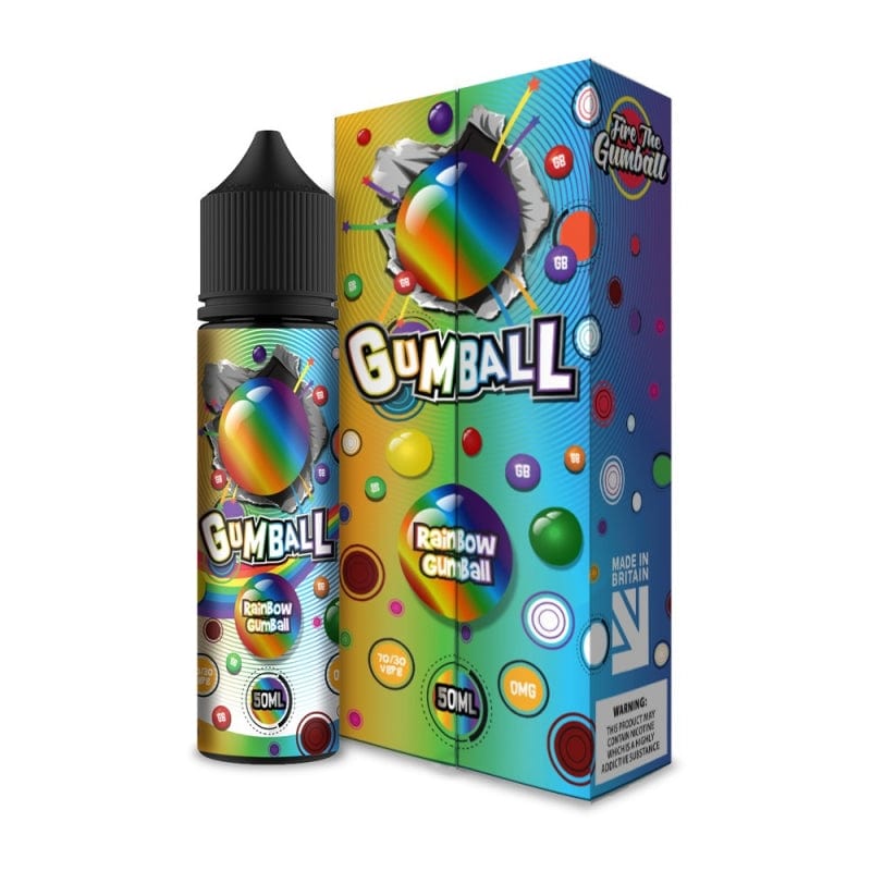 Load image into Gallery viewer, Rainbow Gumball by Gumball 50ml Shortfill E-Liquid
