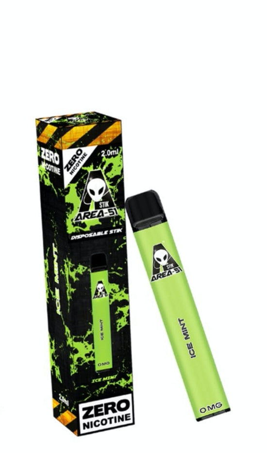 Load image into Gallery viewer, Area 51 600 Puffs 20mg 0mg Disposable Stik Vape Pod Kit
