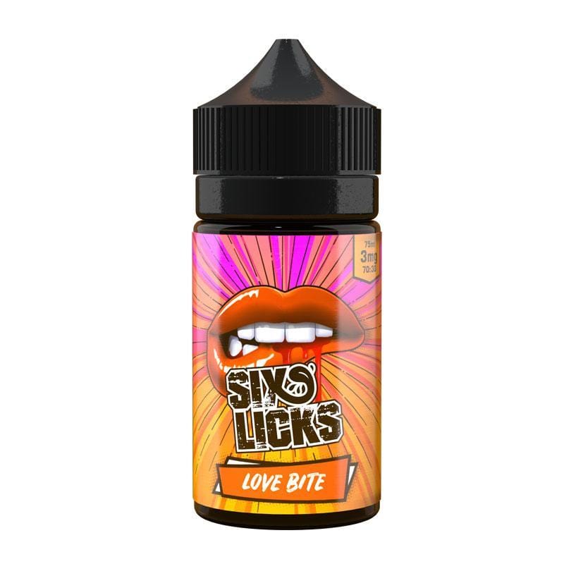Love Bite by Six Licks Shortfill E Liquid