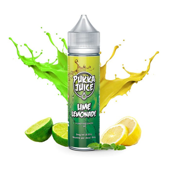 Lime Lemonade by Pukka Juice 50ml Short Fill E-Liquid