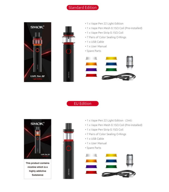 Vape Pen 22 Light Edition Kit by SMOK